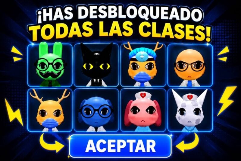 Desbloquea todas las clases en Hospital de Animales de Roblox